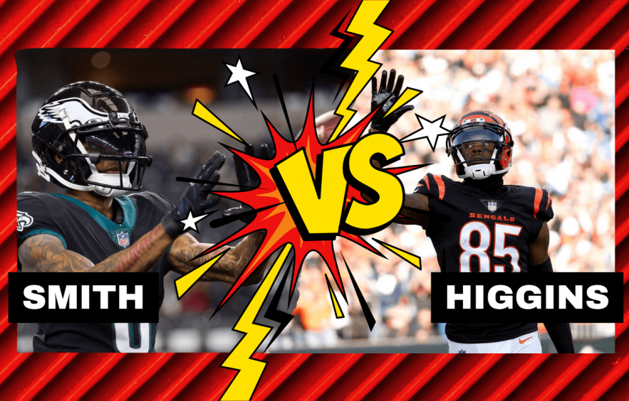 Fantasy Football Debate DeVonta Smith vs. Tee Higgins 4for4